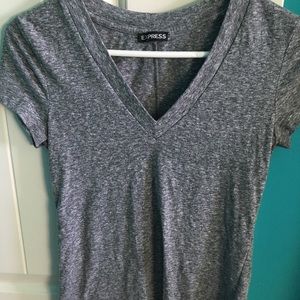 Grey v neck